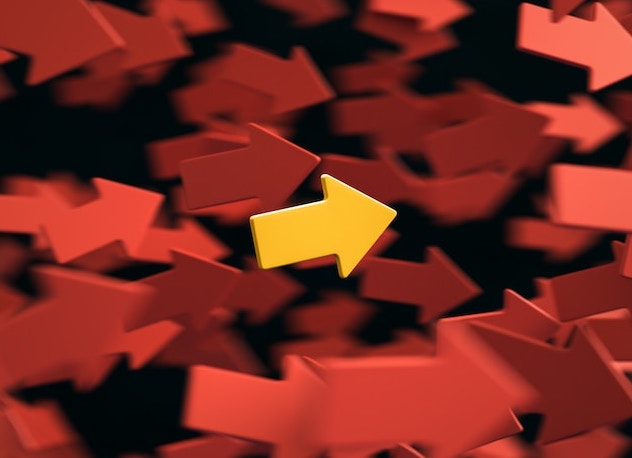 Abstract arrow graphic