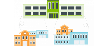 Multi-academy trust school buildings hero graphic